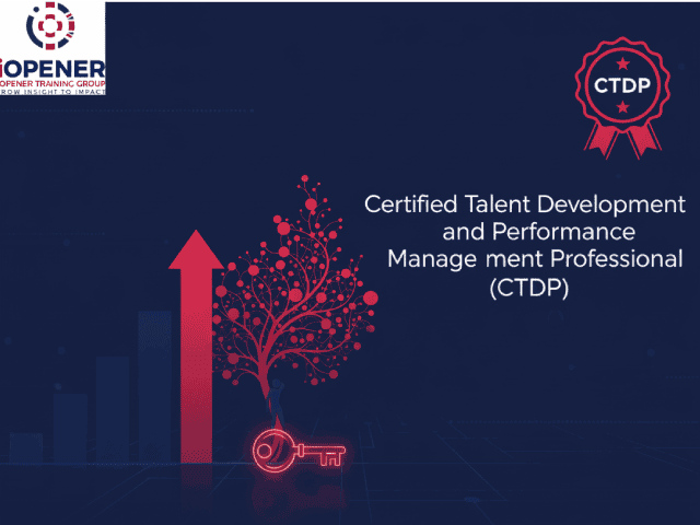 Certified Talent Development and Performance Management Professional (CTDP)